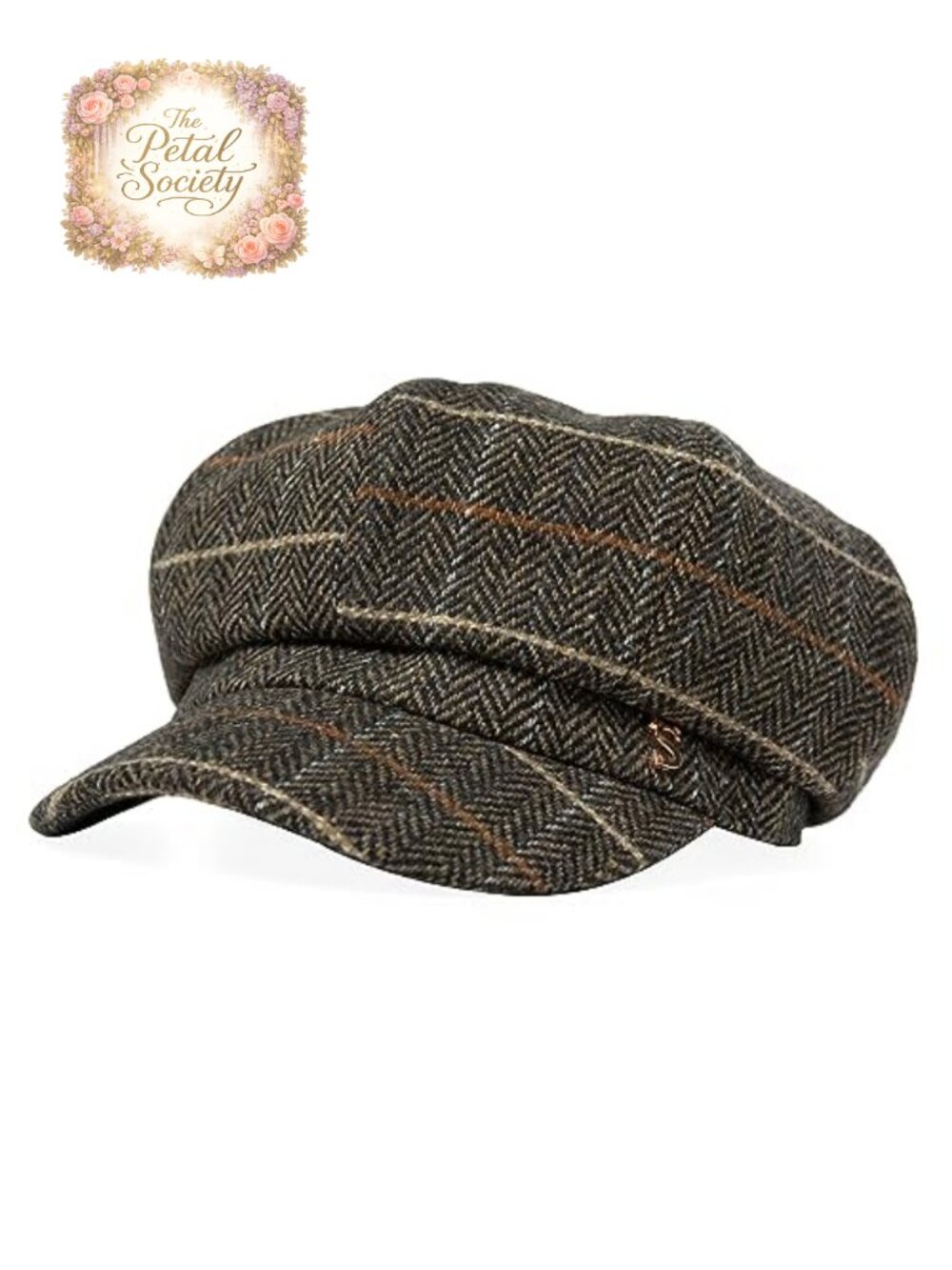 Wool Winter Newsboy Beret Cap Satin Lined Adjustable Warm Hat